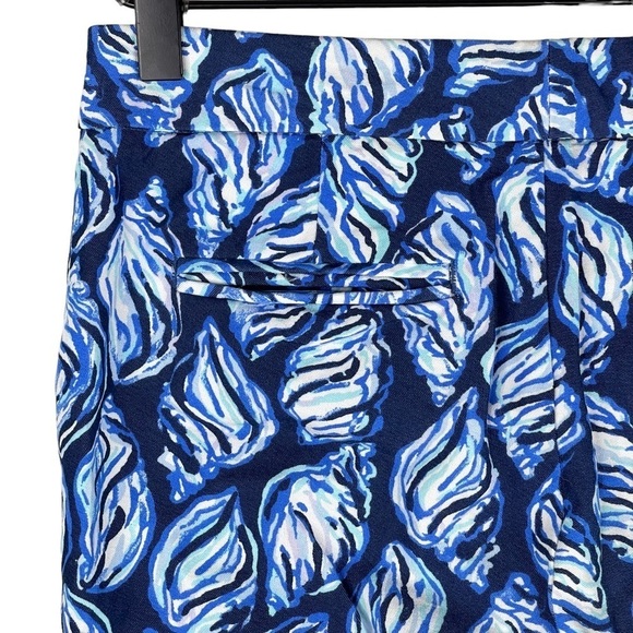 Lilly Pulitzer Skinny Pant Size 0 Keliani Stretch Conch Sea Shell Print Beach - Picture 7 of 10